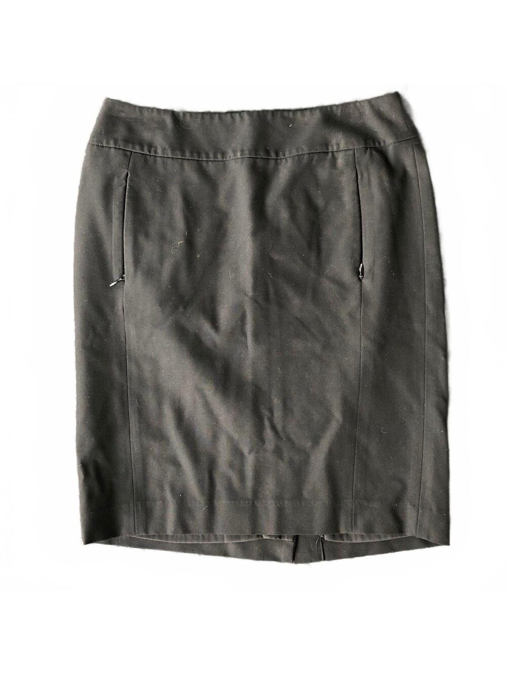 Talbots Black Petite Pencil Skirt Size 2P